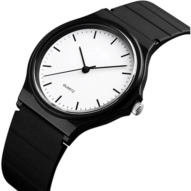 Luxury Unisex Quartz Watch with Silicone Strap – Fashionable
