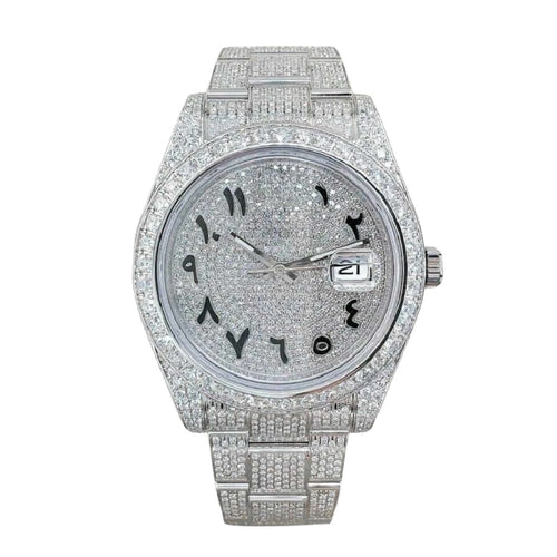 Datejust 126300 “Iced Out Arabic Dial”
